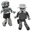 Walking Dead Halloween Minimates Black and White 2-Pack